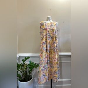 J Crew Ditsy Mid Dress